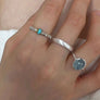 ANILLO AGUAMARINA AJUSTABLE