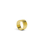 Anillo Statement ‘Organic’ plata de ley 925 y circonitas negras talla brillante - Sophie & Loheme