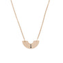 Colgante grande ‘Organic’ plata de ley 925 y circonitas negras talla brillante - Sophie & Loheme