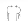 Pendientes medianos ‘Shine’. Plata de ley 925 - Sophie & Loheme