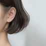 Pendientes cruz con circonitas 'Tiny'. Plata de ley 925 - Sophie & Loheme