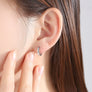 Criollas con tres circonitas 'Tiny'. Plata de ley - Sophie & Loheme