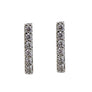 Pendientes barra con circonitas 'Tiny'. Plata de ley 925 - Sophie & Loheme