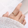 CONJUNTO COLGANTE + ANILLO CRUZ TINY