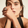 CONJUNTO PENDIENTES GRANDES + ANILLO GRANDE LIGHT