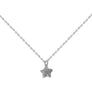 Colgante estrella con circonitas. Plata de ley 925. - Sophie & Loheme