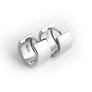 Criollas lisas anchas. Plata de ley 925. - Sophie & Loheme
