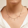CONJUNTO GARGANTILLA + PENDIENTES PEQUEÑOS PURE