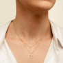 CONJUNTO COLGANTE + ANILLO CRUZ TINY