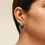 CONJUNTO ANILLO GRANDE + PENDIENTES GRANDES CLIFF