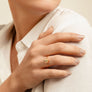 CONJUNTO COLGANTE + ANILLO SPARK TIERRA