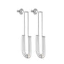 Pendientes Statement 'Pure'. Plata de ley 925 y perla redonda natural - Sophie & Loheme