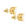 Pendientes pequeños 'Pure'. Plata de ley 925 y perla redonda natural - Sophie & Loheme