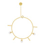Pulsera 'Pure'. Plata de ley 925 y perlas redondas naturales - Sophie & Loheme