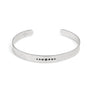 Brazalete ‘Organic’ plata de ley 925 y circonitas negras talla brillante - Sophie & Loheme