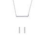 Pack Colgante barra 'Tiny' + Pendientes barra 'Tiny' - Sophie & Loheme