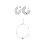 Pack Pendientes de aro ‘Organic’+ Pulsera ‘Organic’ - Sophie & Loheme