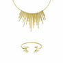 CONJUNTO COLLAR GRANDE + BRAZALETE SHINE