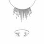 CONJUNTO COLLAR GRANDE + BRAZALETE SHINE
