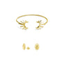Pack Brazalete ‘Shine’ + Pendientes pequeños ‘Shine’ - Sophie & Loheme