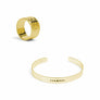 CONJUNTO ANILLO GRANDE + BRAZALETE ORGANIC