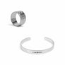 CONJUNTO ANILLO GRANDE + BRAZALETE ORGANIC